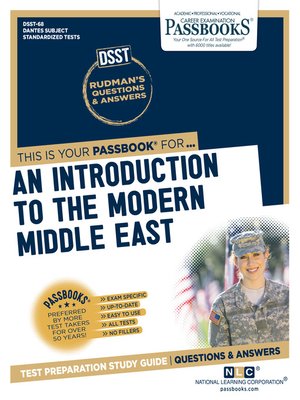 cover image of AN INTRODUCTION TO THE MODERN MIDDLE EAST